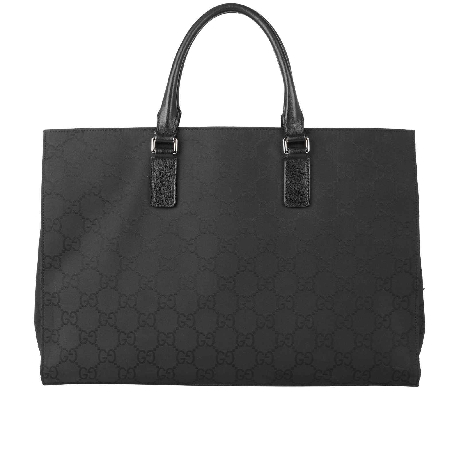 GG Tote, &pound;220, Handbags, Black, Canvas, Back view